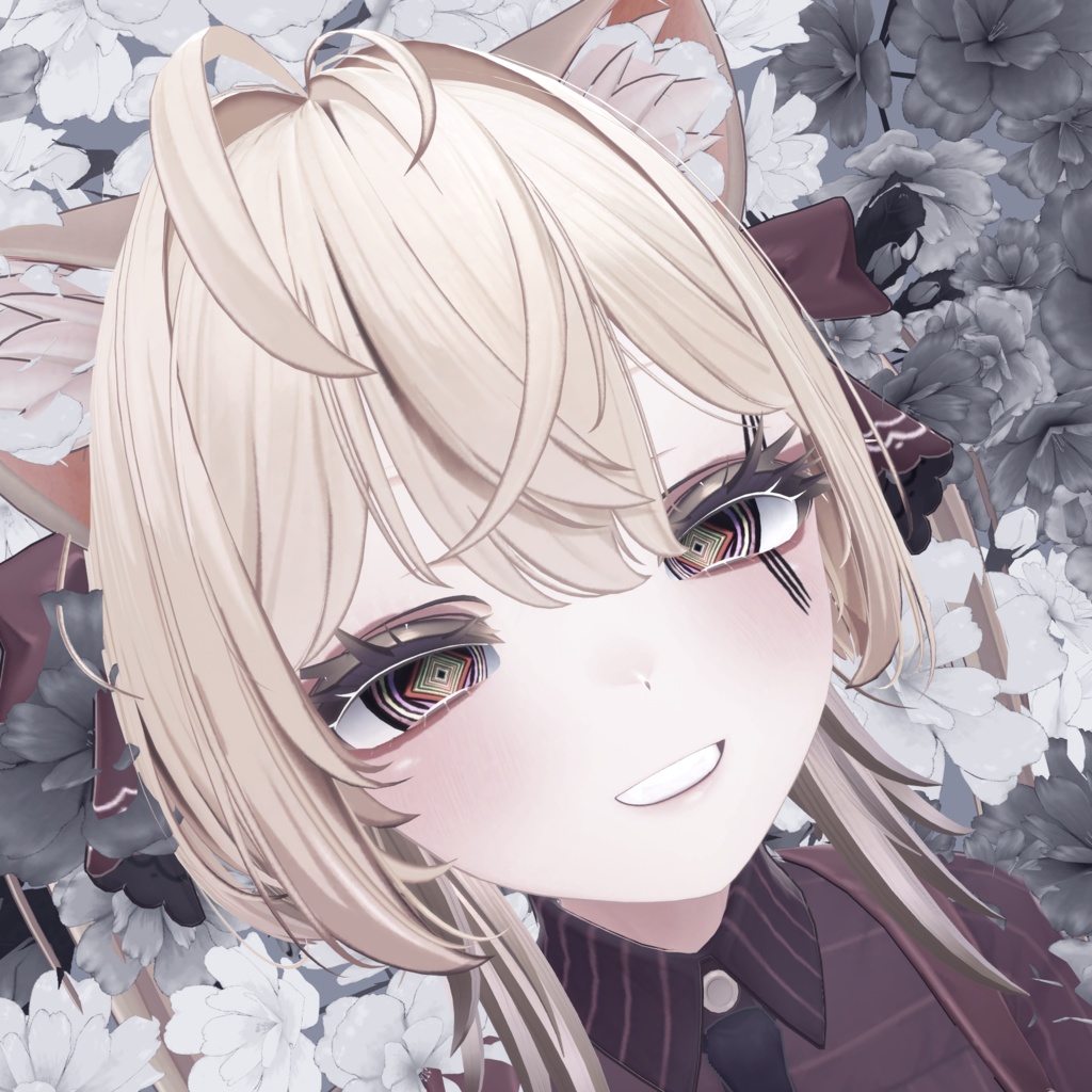 【4アバター対応】ダイヤモンド瞳孔.EyeTexture