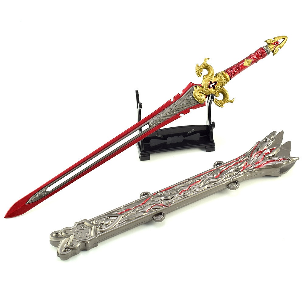 Nakorara ミニチュア NARAKA 赤霄剣 30㎝ 武器レプリカ 完全再現モデル