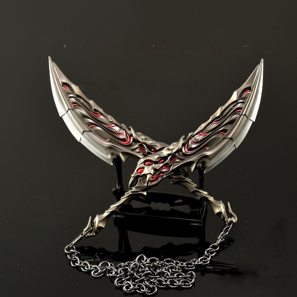 Nakorara ヴァロラント VALORANT ブレード・オブ・プライモーディア 19㎝ ミニチュア ダイキャスト製 武器モデル 工芸品Na002