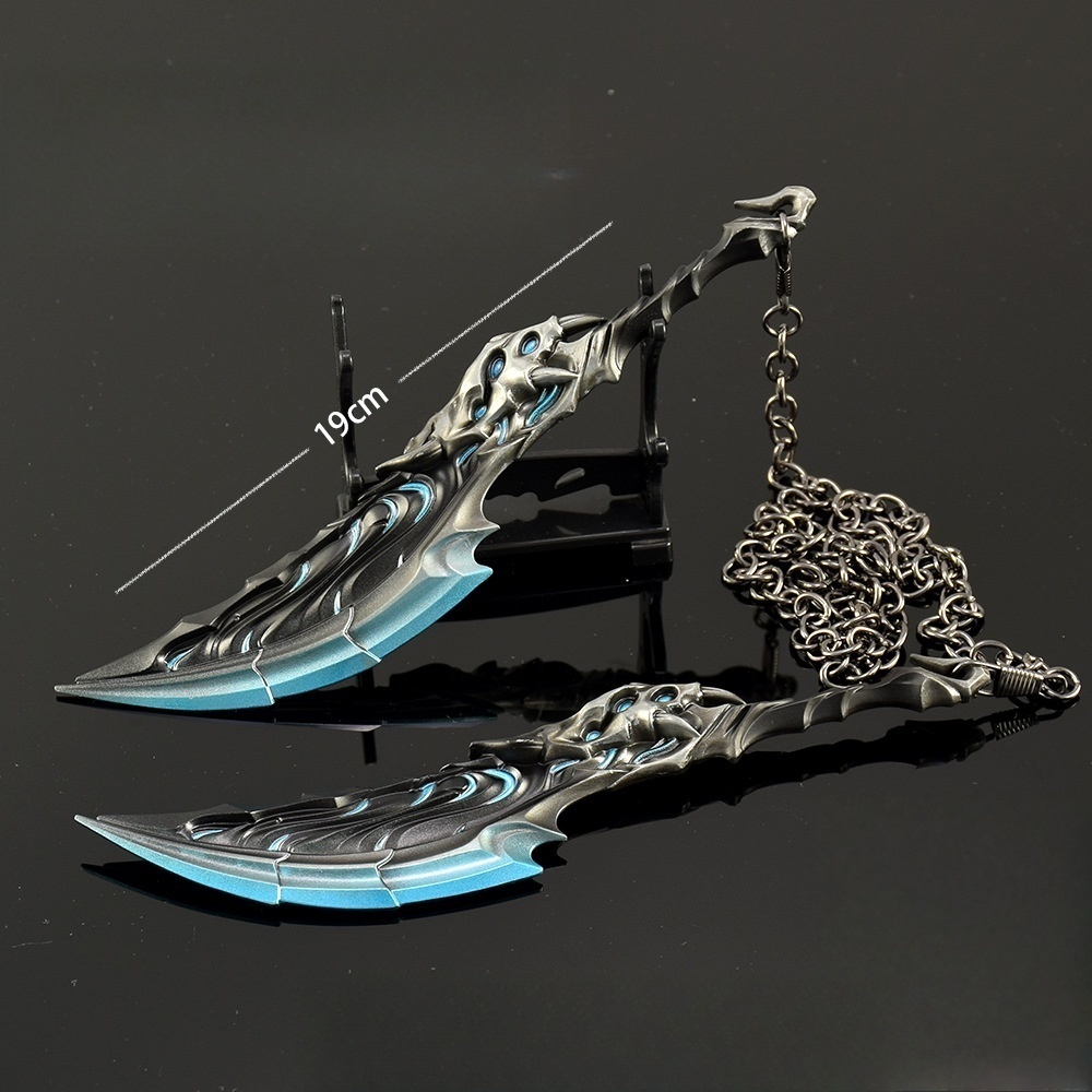 Nakorara ヴァロラント VALORANT ブレード・オブ・プライモーディア 19㎝ ミニチュア ダイキャスト製 武器モデル 工芸品Na002