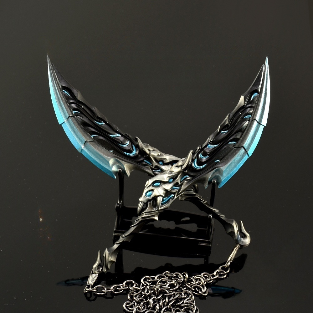 Nakorara ヴァロラント VALORANT ブレード・オブ・プライモーディア 19㎝ ミニチュア ダイキャスト製 武器モデル 工芸品Na002