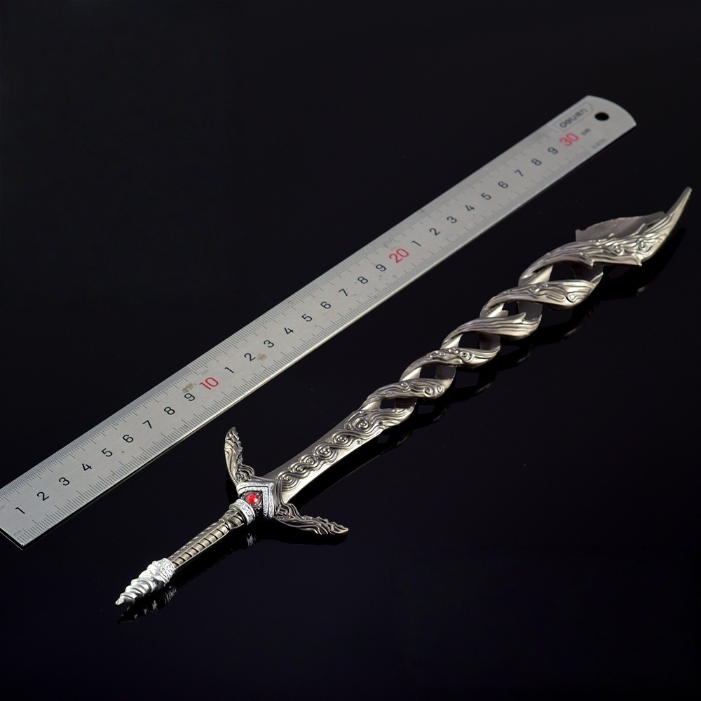 Nakorara エルデンリング 神狩りの剣 30cm ゲーム武器 等比例 リアル  ELDEN RING レプリカ モデル  高級 ダイカスト 装飾 コレクション プレゼント 海外限定製