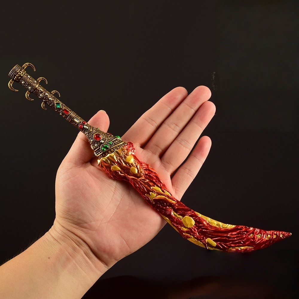 Nakorara エルデンリング 溶岩刀 30cm 人工革付き ゲーム武器 等比例 リアル ELDEN RING レプリカ モデル 高級 ダイカスト 装飾 コレクション プレゼント 海外限定製