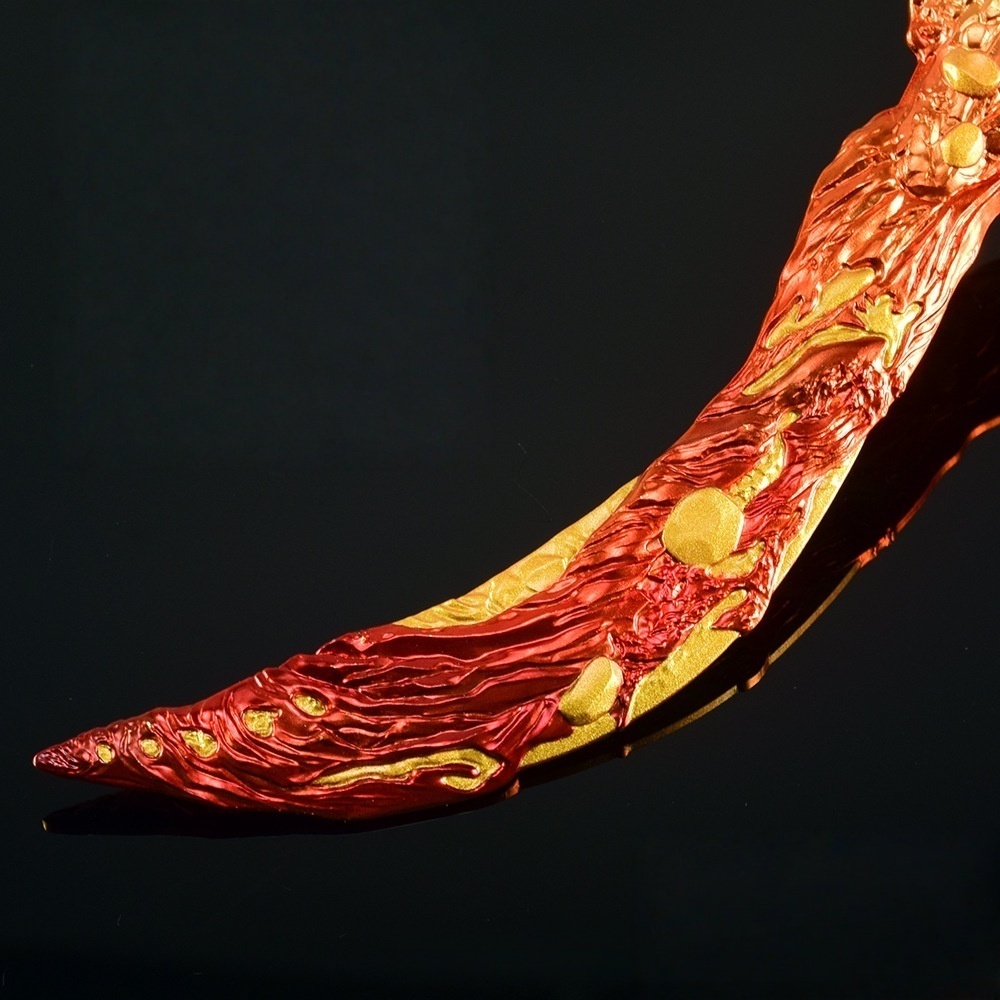 Nakorara エルデンリング 溶岩刀 30cm 人工革付き ゲーム武器 等比例 リアル ELDEN RING レプリカ モデル 高級 ダイカスト 装飾 コレクション プレゼント 海外限定製