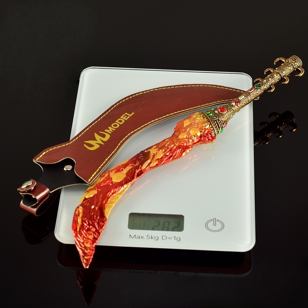 Nakorara エルデンリング 溶岩刀 30cm 人工革付き ゲーム武器 等比例 リアル ELDEN RING レプリカ モデル 高級 ダイカスト 装飾 コレクション プレゼント 海外限定製