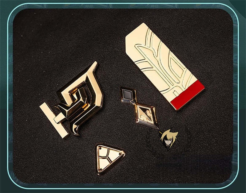 Nakorara 崩壊スターレイル 丹恒 cosplay 衣装 騰荒 金属樹脂製パーツ コスチューム Dan Heng 星穹列車 仙舟羅浮 尻尾+シューズ+ウィッグ追加