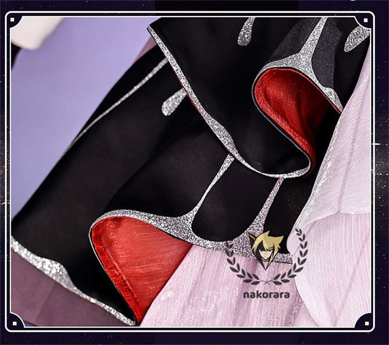 納品 Nakorara 崩壊:スターレイル 長夜月 コスプレ衣装 金属製パーツ 黄金裔 コス 에버나이트 Evernight ウィッグ+シューズ+傘追加