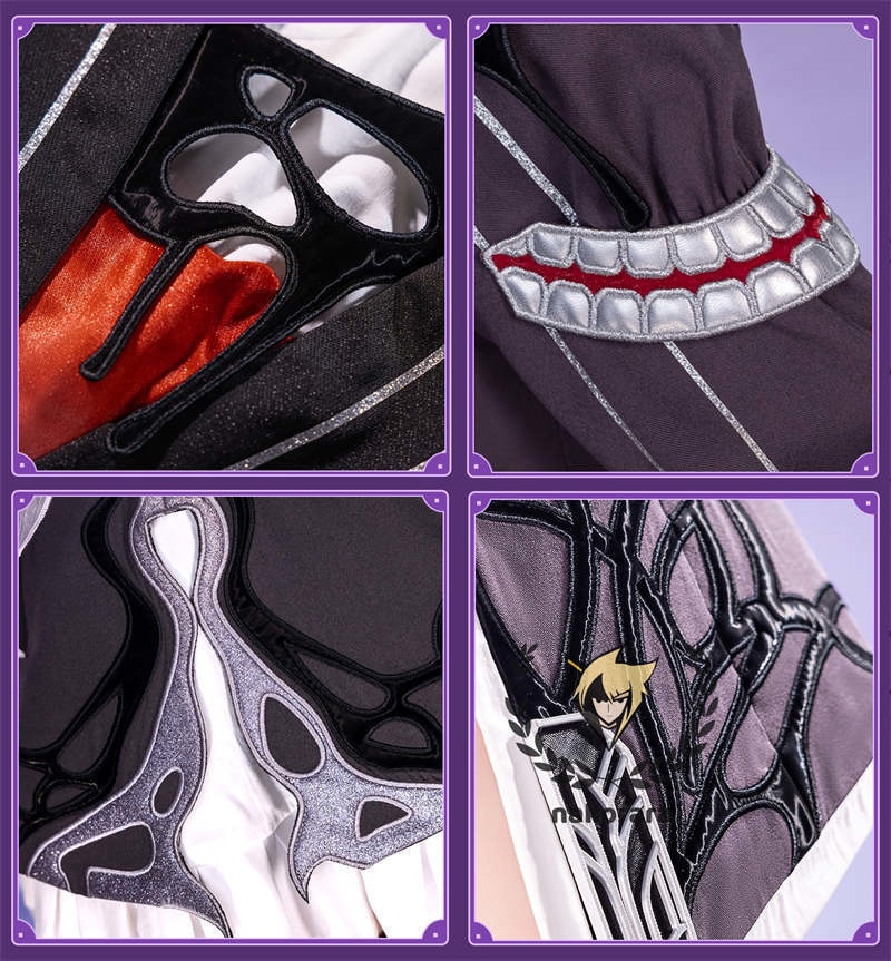 納品 Nakorara 崩壊:スターレイル 長夜月 コスプレ衣装 金属製パーツ 黄金裔 コス 에버나이트 Evernight ウィッグ+シューズ+傘追加