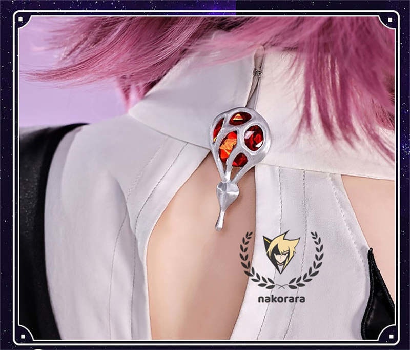 納品 Nakorara 崩壊:スターレイル 長夜月 コスプレ衣装 金属製パーツ 黄金裔 コス 에버나이트 Evernight ウィッグ+シューズ+傘追加