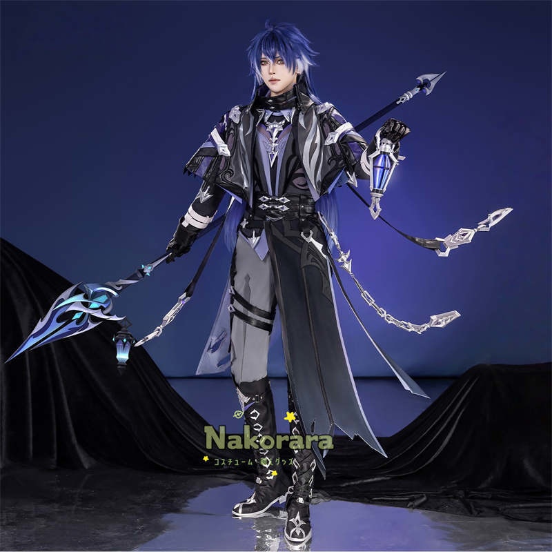 Nakorara 原神 フリンズ コスプレ衣装 Flins costume ナド・クライ イベント ライトキーパー ウィッグ+ブーツ+武器追加可能 仮装