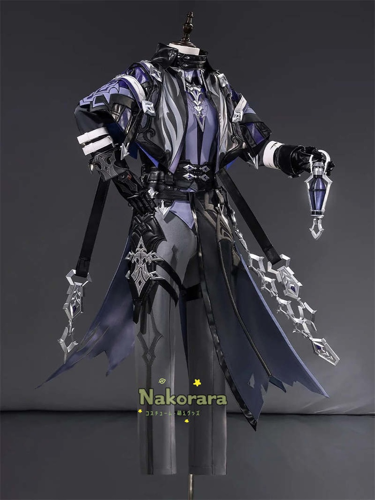 Nakorara 原神 フリンズ コスプレ衣装 Flins costume ナド・クライ イベント ライトキーパー ウィッグ+ブーツ+武器追加可能 仮装
