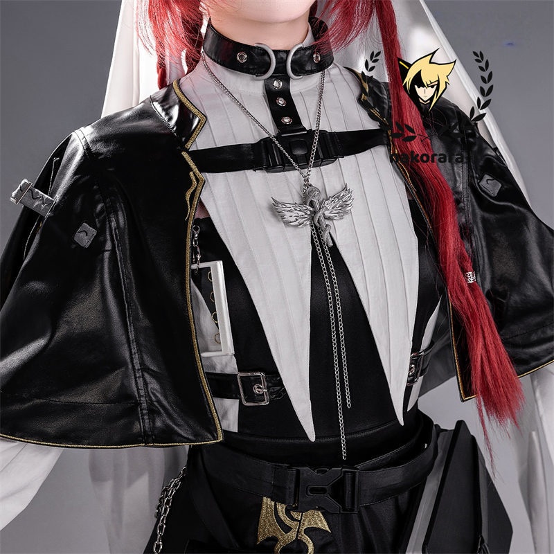Nakorara アークナイツ グレースベアラー コスプレ衣装 髪飾り付き 聆音 Gracebearer costume イベント 仮装 Halloween