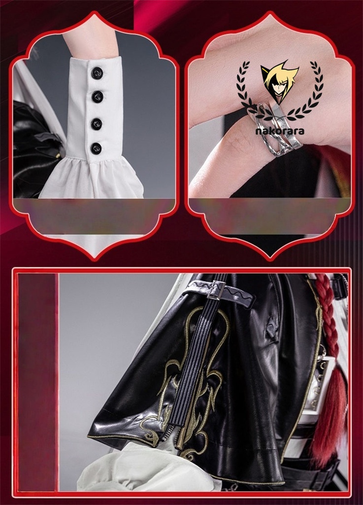 Nakorara アークナイツ グレースベアラー コスプレ衣装 髪飾り付き 聆音 Gracebearer costume イベント 仮装 Halloween