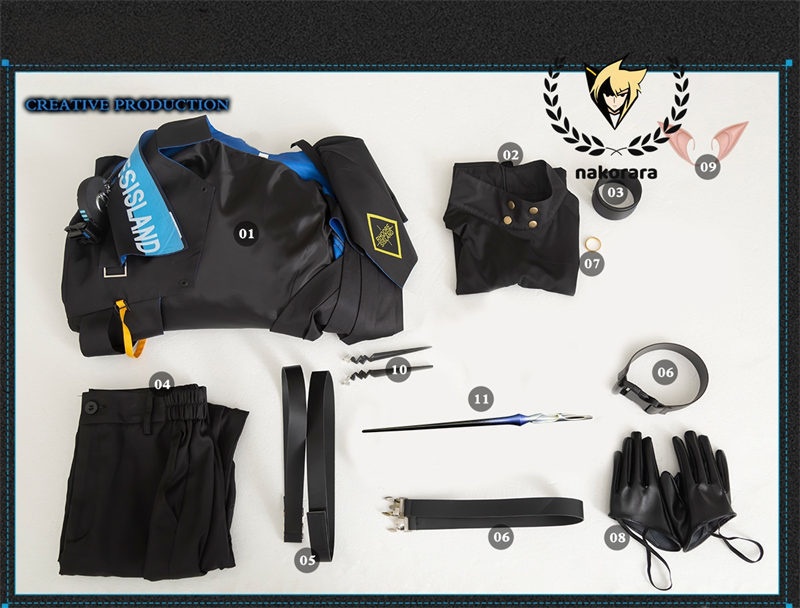 【最終処分】在庫限りで販売終了 Nakorara アークナイツ ロゴス コスプレ衣装 logos イベント 仮装 髪飾り+ペン+道具追加可能 costume Halloween 学園祭