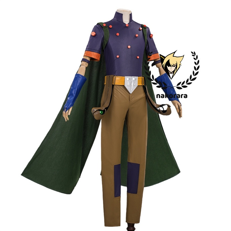 Nakorara ジョジョの奇妙な冒険 ジャイロ・ツェペリ コスプレ フルセット | ジョジョ SBR マント 帽子 スチールボール付き