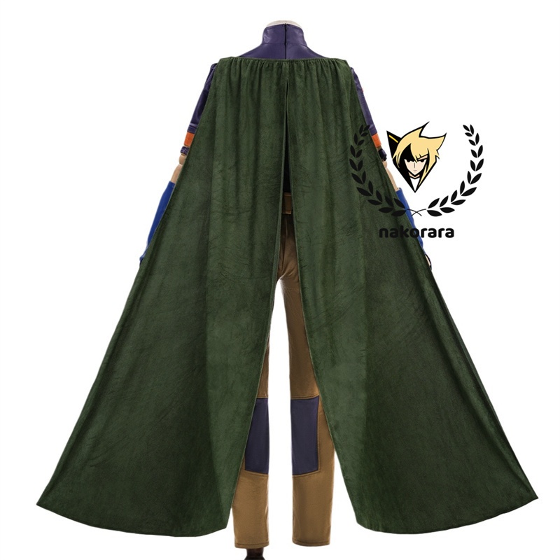 Nakorara ジョジョの奇妙な冒険 ジャイロ・ツェペリ コスプレ フルセット | ジョジョ SBR マント 帽子 スチールボール付き