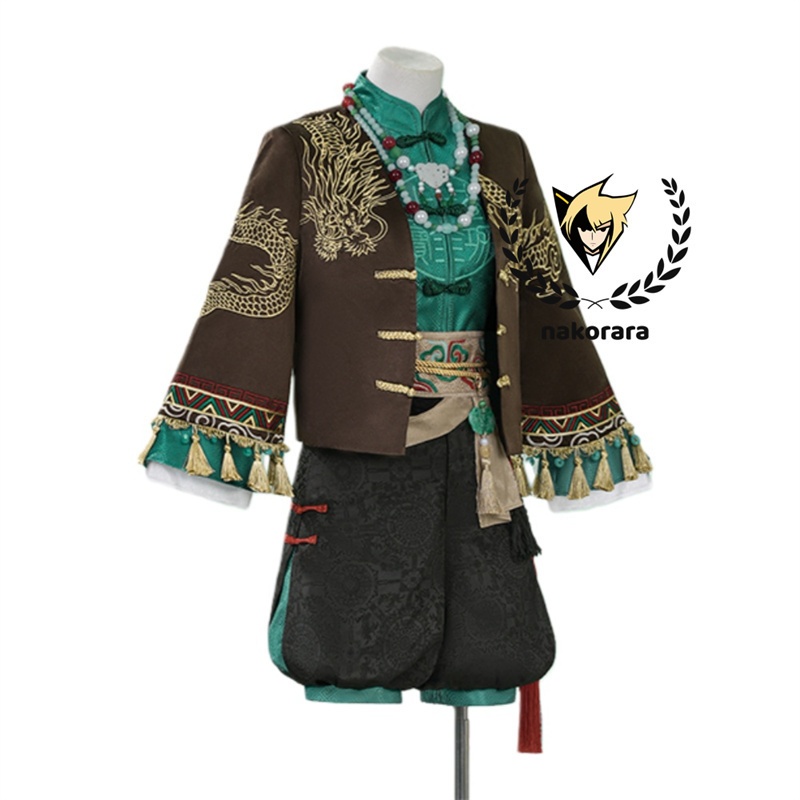 Nakorara 第五人格 × 故宫観唐 コラボ 画家 SSR衣装 画家-掌中の刻印 コスプレフルセット コスプレ衣装 SSRコスプレセット 全21パーツ付き | 龍角・13宝石アクセサリー同梱