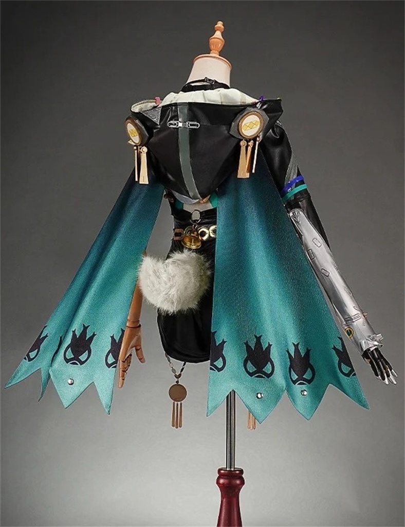 Nakorara ゼンレスゾーンゼロ ルシア・エロウェン コスプレ衣装 | 光る3Dバックパネル付属 再現