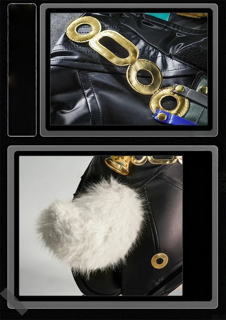 Nakorara ゼンレスゾーンゼロ ルシア・エロウェン コスプレ衣装 | 光る3Dバックパネル付属 再現