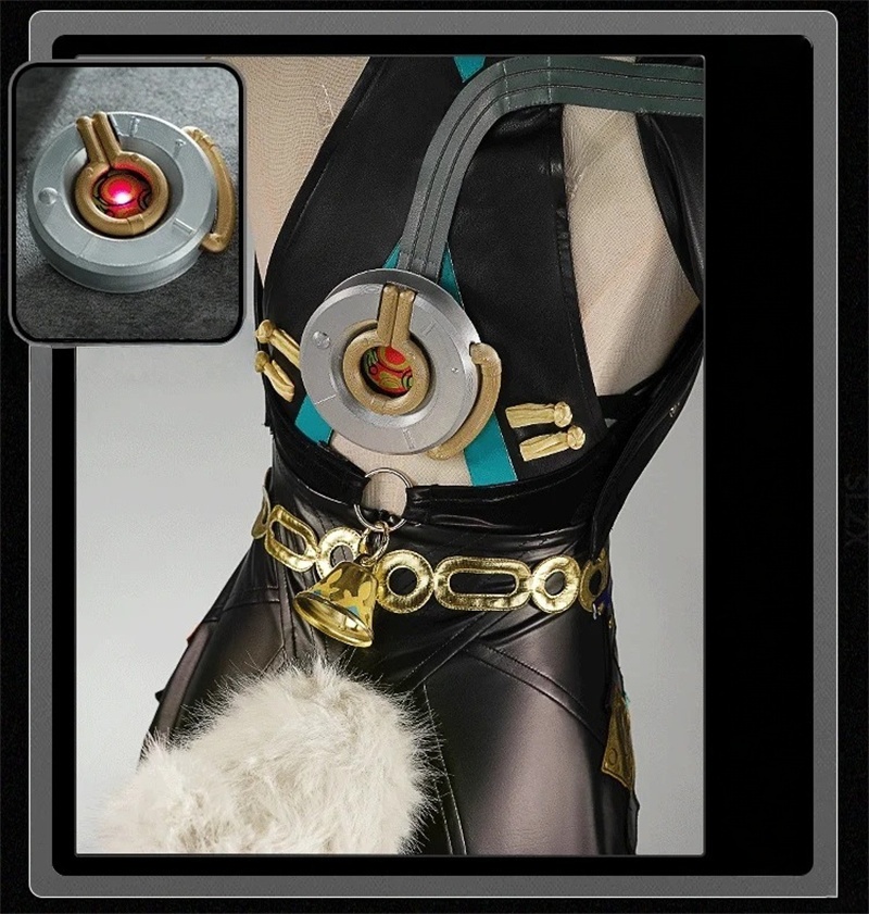 Nakorara ゼンレスゾーンゼロ ルシア・エロウェン コスプレ衣装 | 光る3Dバックパネル付属 再現