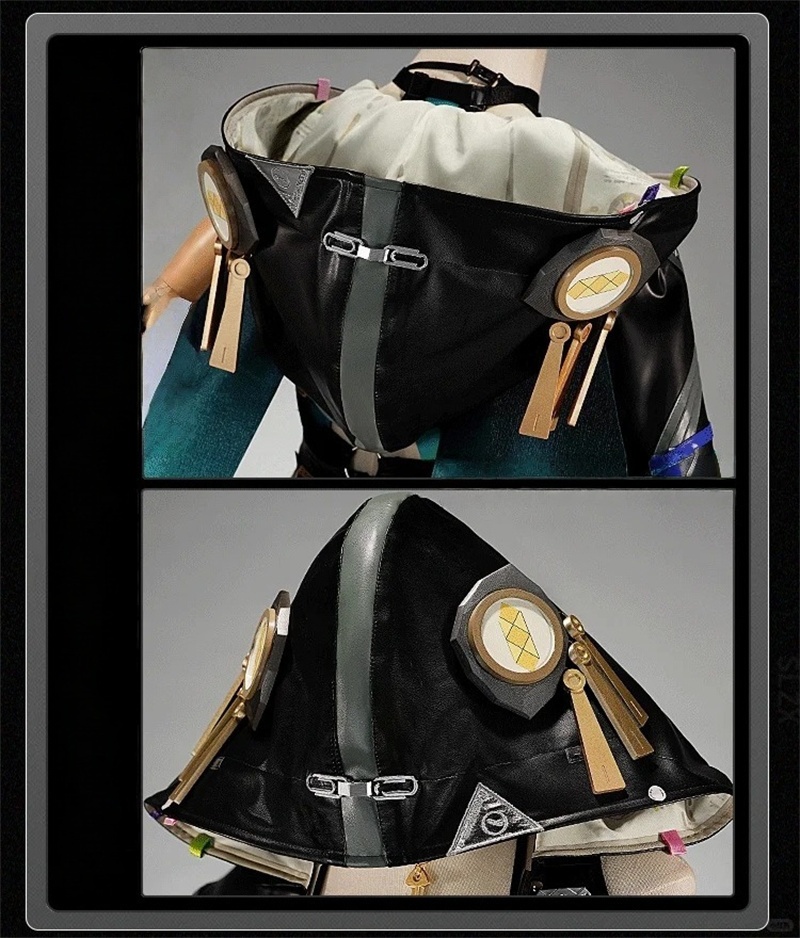 Nakorara ゼンレスゾーンゼロ ルシア・エロウェン コスプレ衣装 | 光る3Dバックパネル付属 再現