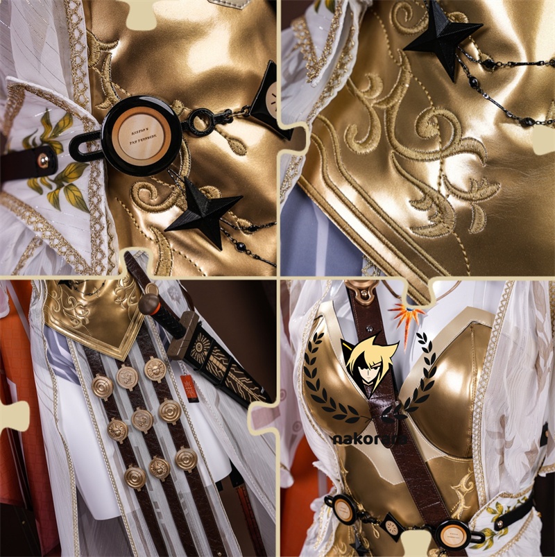 Nakorara 鳴潮 オーガスタ コスチューム コスプレ衣装 剣+王冠別途追加対応 初心者ガチャ