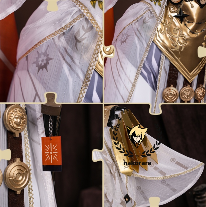 Nakorara 鳴潮 オーガスタ コスチューム コスプレ衣装 剣+王冠別途追加対応 初心者ガチャ