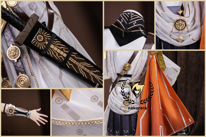 Nakorara 鳴潮 オーガスタ コスチューム コスプレ衣装 剣+王冠別途追加対応 初心者ガチャ