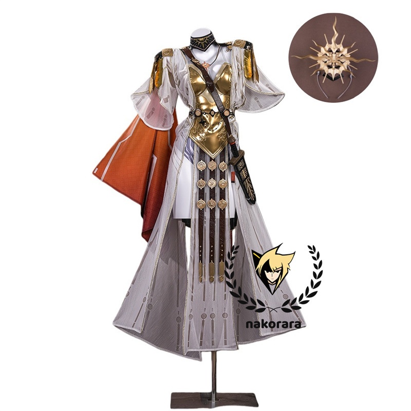 Nakorara 鳴潮 オーガスタ　コスチューム　コスプレ衣装　剣+王冠別途追加対応　初心者ガチャ