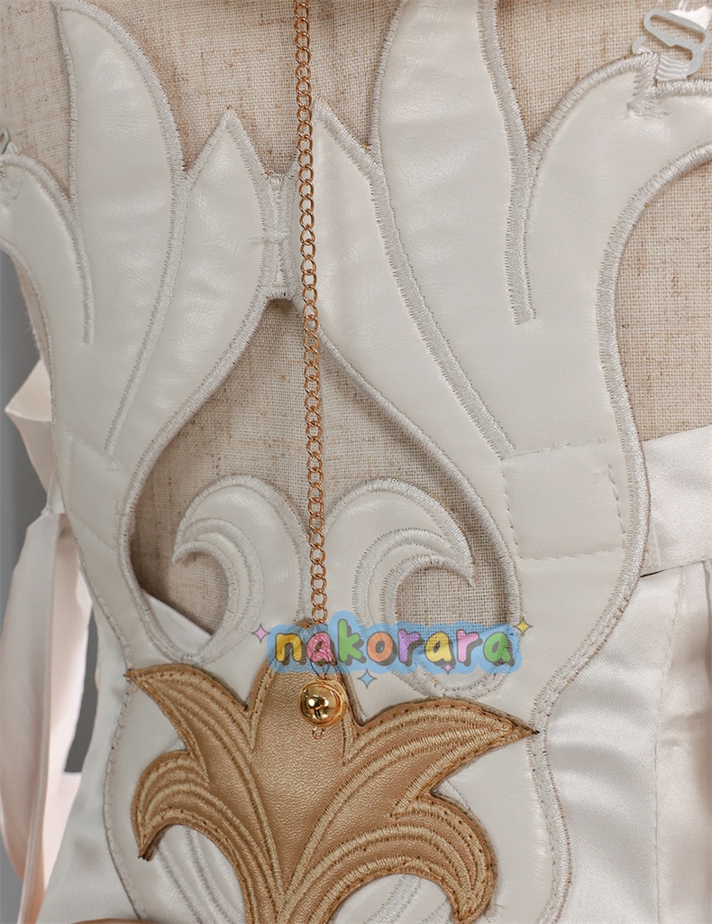 Nakorara 崩壊:スターレイル アグライア ワンピース 黄金裔 オンパロス/オクヘイマ コスチューム 衣装 金属パーツ