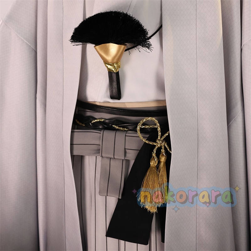 Nakorara サイレントヒルf 常喜 寿幸 和服 コスプレ衣装 イヤリング付き 3d樹脂パーツ イベント 狐面の男 SILENT HILL f コスチューム ハロウィン