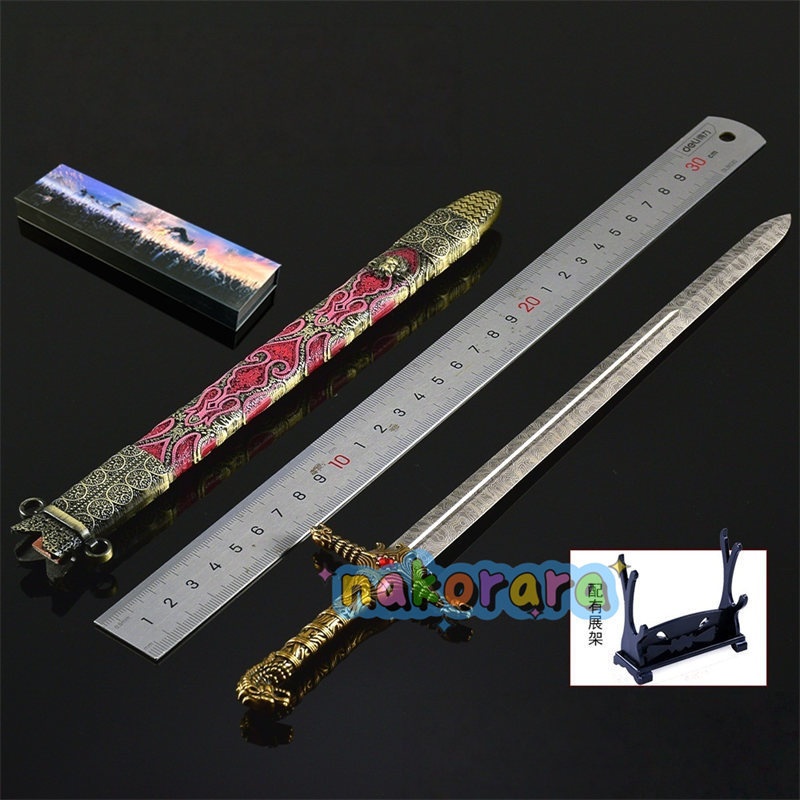 Nakorara ゲーム・オブ・スローンズ Longclaw アイス(Ice) 鉤爪(Longclaw) 誓約を果たすもの(Oathkeeper) ウィドウズ・ウェイル(Widow’s Wail) ニードル(Needle) Game of Thrones 豪華箱付き アクセサリー ミニチュア 武器モデル アクセサリー