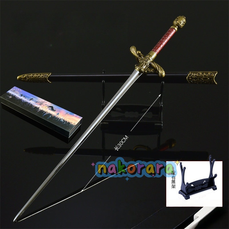 Nakorara ゲーム・オブ・スローンズ Longclaw アイス(Ice) 鉤爪(Longclaw) 誓約を果たすもの(Oathkeeper) ウィドウズ・ウェイル(Widow’s Wail) ニードル(Needle) Game of Thrones 豪華箱付き アクセサリー ミニチュア 武器モデル アクセサリー