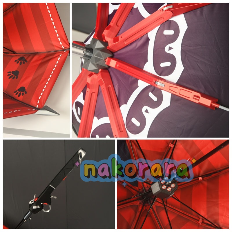 Nakorara ゼンレスゾーンゼロ 怪啖屋 浮波柚葉 傘 コスプレ道具 Ukinami Yuzuha PLA/ABS製・展開130cm イベント