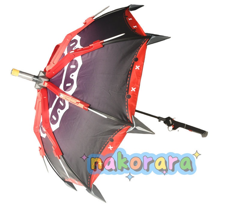Nakorara ゼンレスゾーンゼロ 怪啖屋 浮波柚葉 傘 コスプレ道具 Ukinami Yuzuha PLA/ABS製・展開130cm イベント