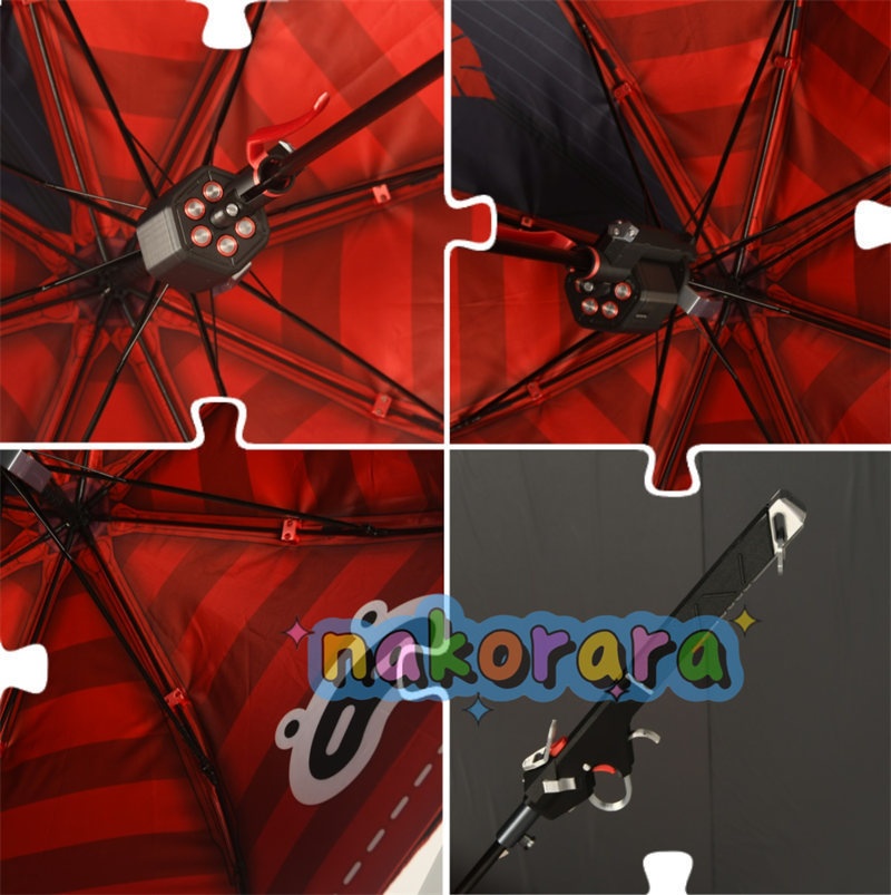 Nakorara ゼンレスゾーンゼロ 怪啖屋 浮波柚葉 傘 コスプレ道具 Ukinami Yuzuha PLA/ABS製・展開130cm イベント