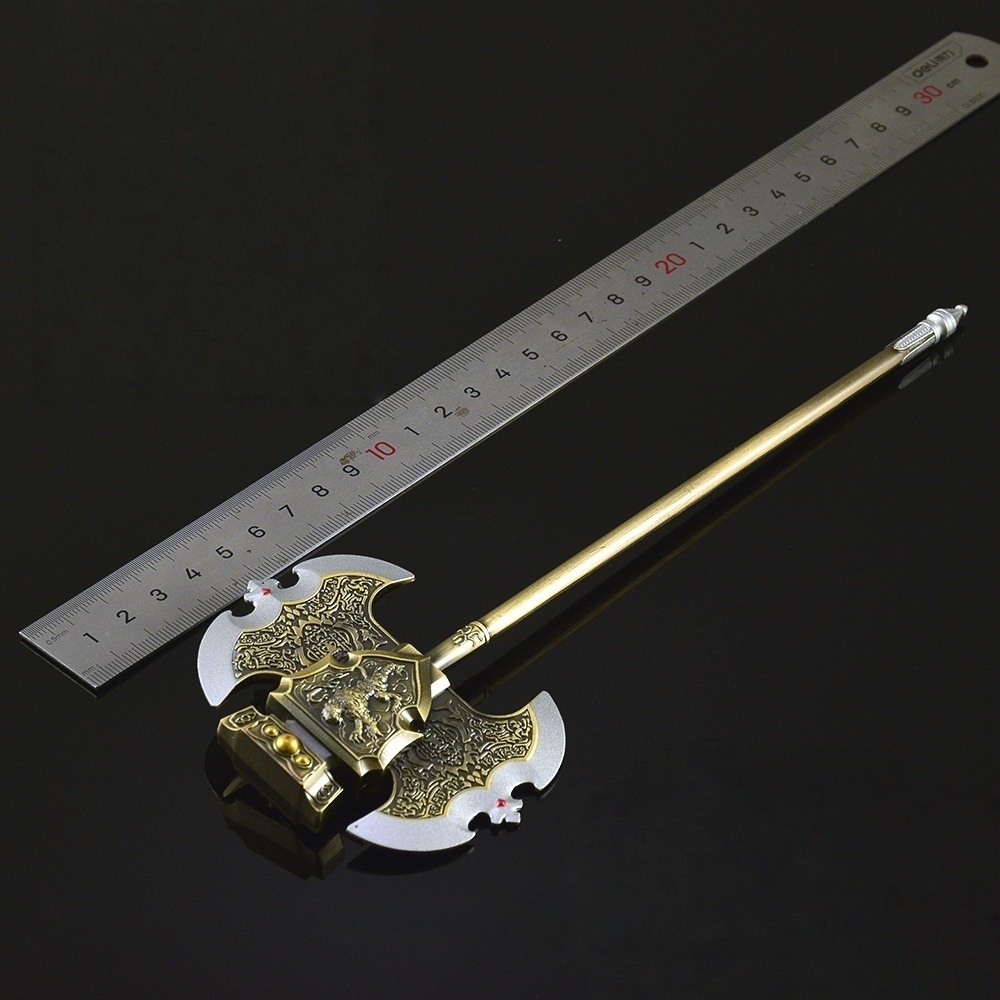 Nakorara エルデンリング ゴドリックの王斧 ミニチュア モデル 23cm 王斧 工芸品 ダイキャスト製 卓上装飾