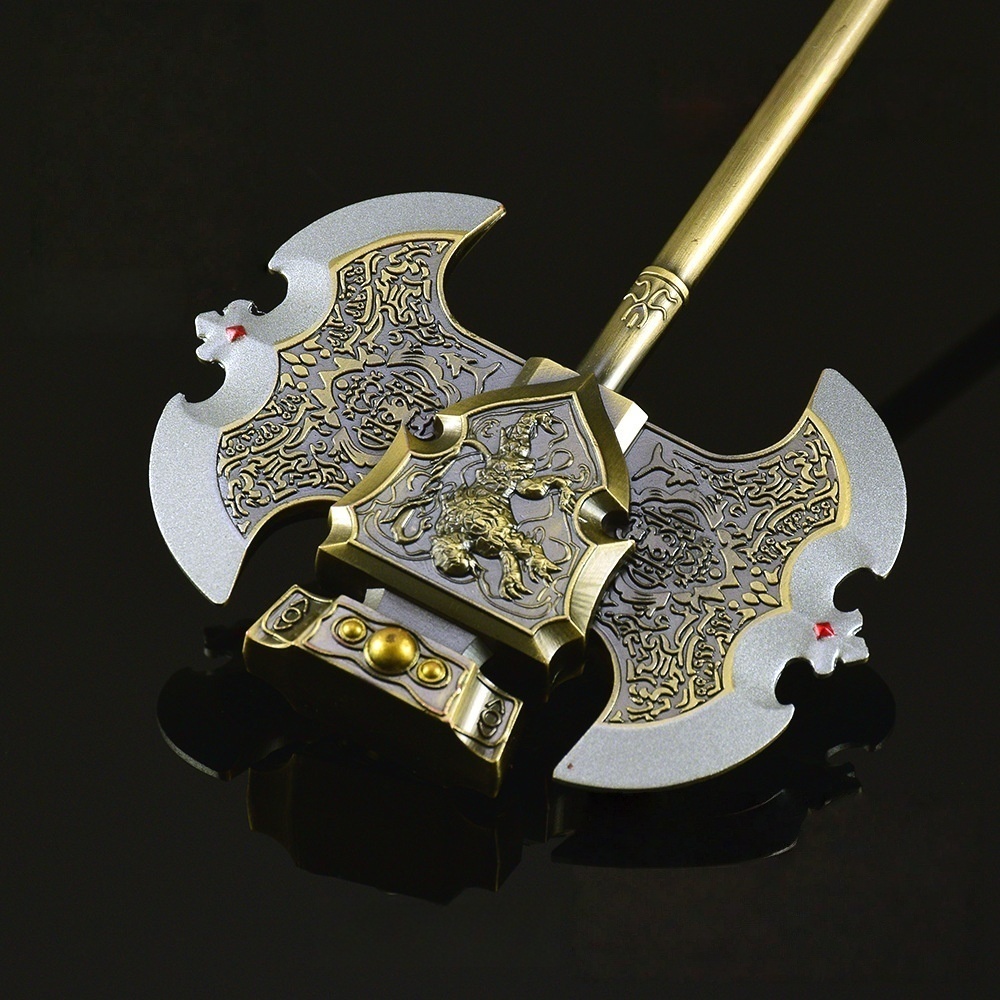 Nakorara エルデンリング ゴドリックの王斧 ミニチュア モデル 23cm 王斧 工芸品 ダイキャスト製 卓上装飾