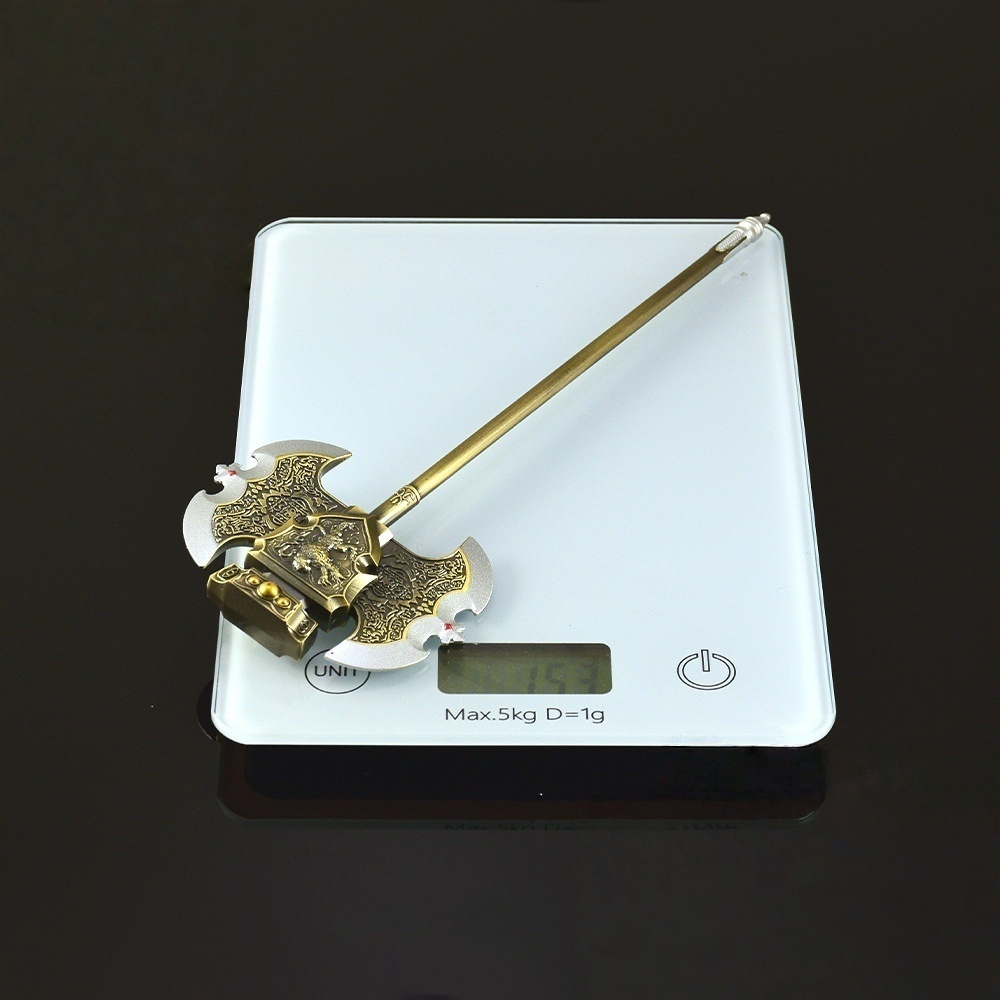 Nakorara エルデンリング ゴドリックの王斧 ミニチュア モデル 23cm 王斧 工芸品 ダイキャスト製 卓上装飾