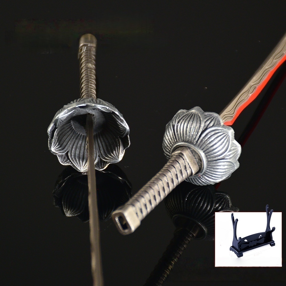 Nakorara エルデンリング エレオノーラの双薙刀 ミニ武器 ミニチュア 48㎝ 98g ダイキャスト製 工芸品 武器モデル 萌えグッズ