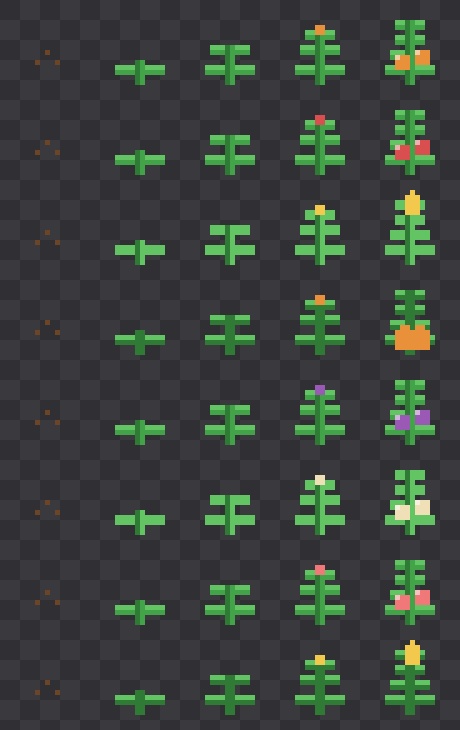 トップダウン農場RPG向け ドット絵素材 3300点以上(16x16・つなぎ目タイル同梱)