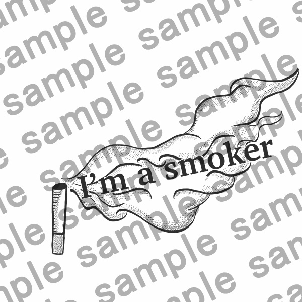 I'm a smoker アメトラ風タトゥー