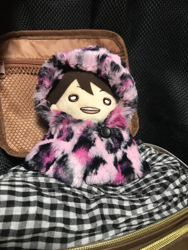 10cmぬいぐるみ用もふもふケープ