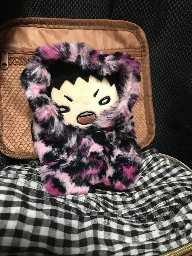 10cmぬいぐるみ用もふもふケープ