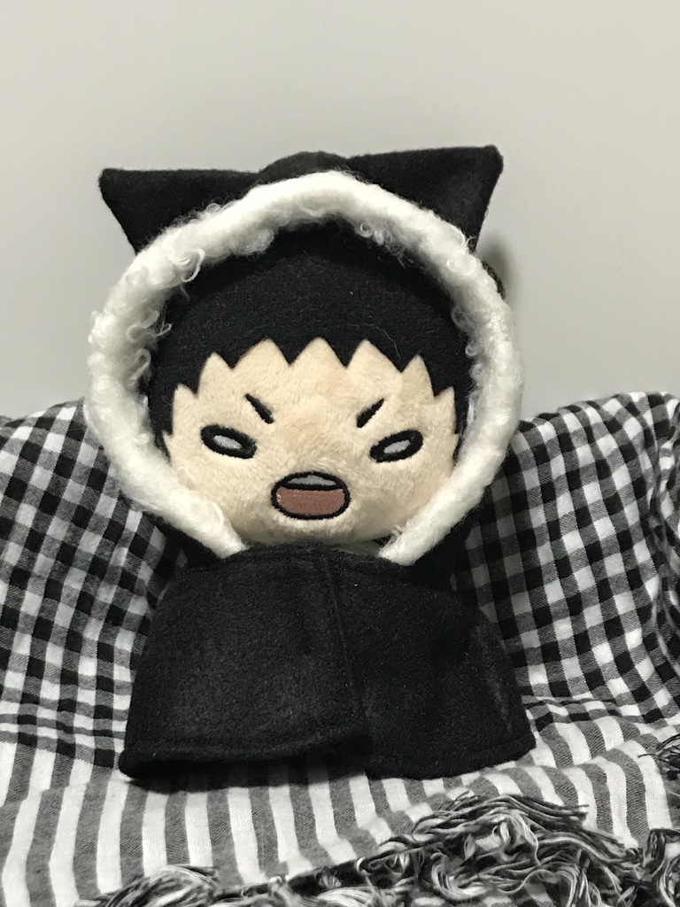 ボア付きぬいぐるみ用ケープ