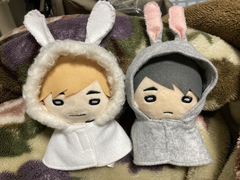 ボア付きぬいぐるみ用ケープ