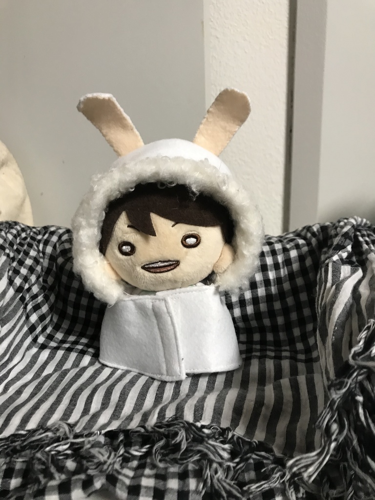 ボア付きぬいぐるみ用ケープ