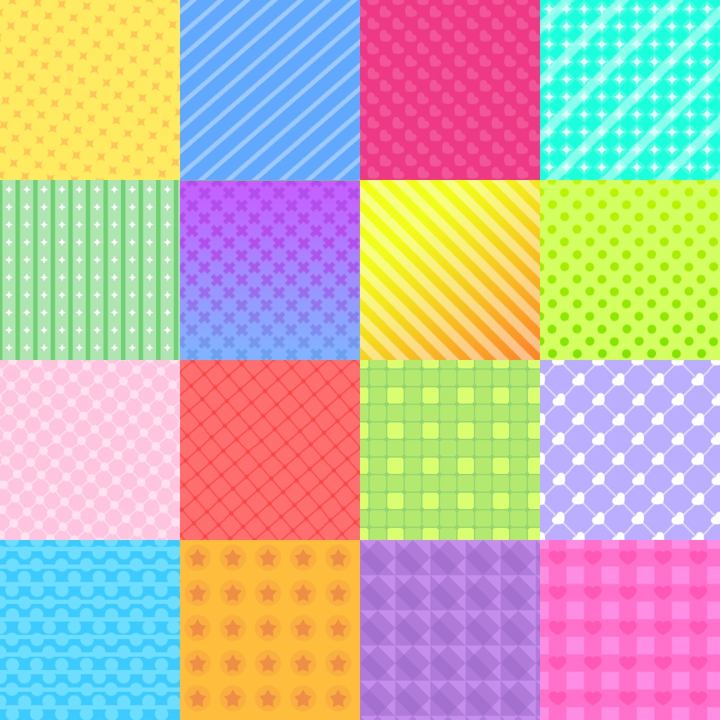 万能パターン素材 68 種 volume.1+2 SET