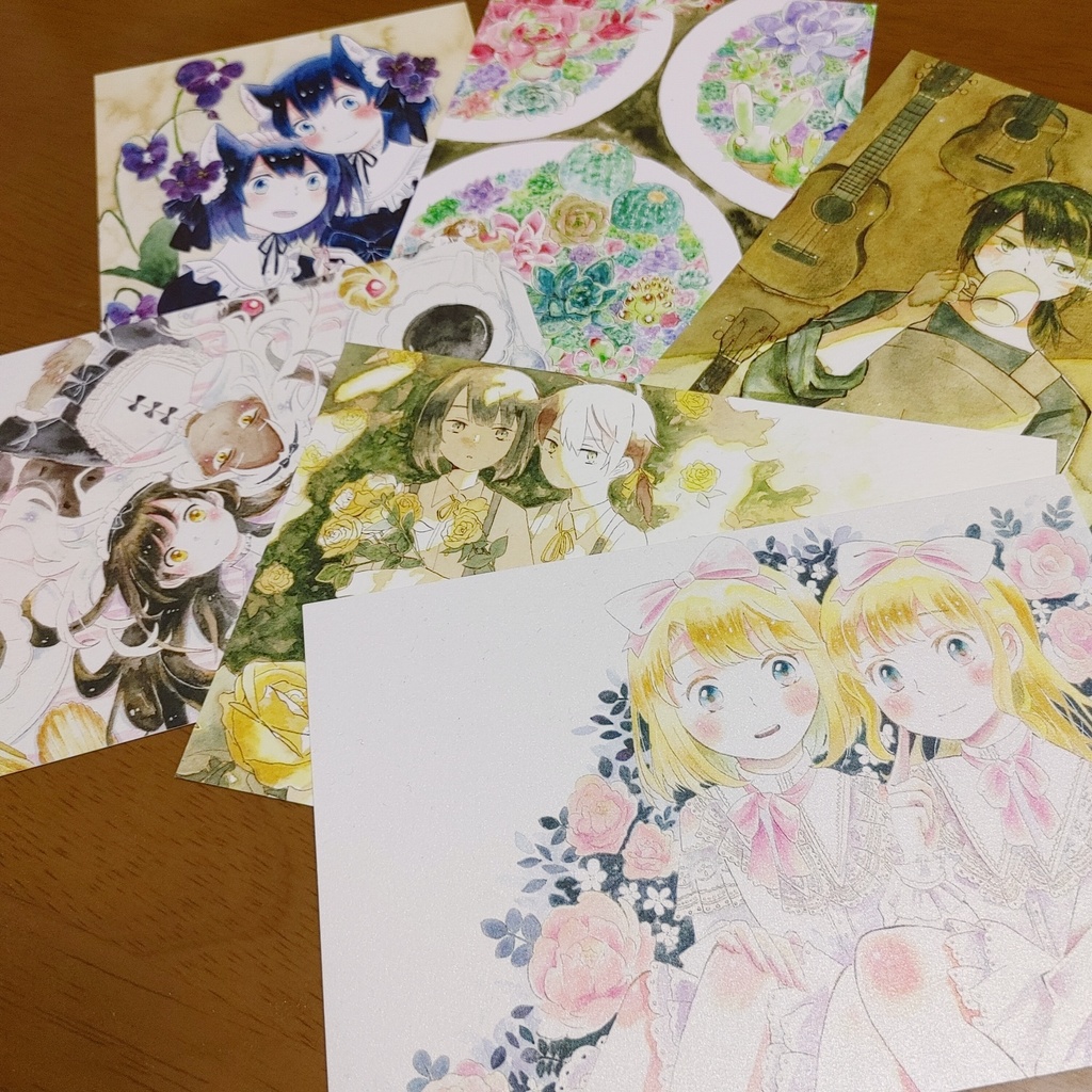 ポストカード(全6種 バラ/セット)