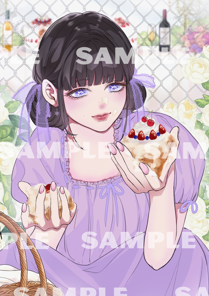 ピクニックの少女